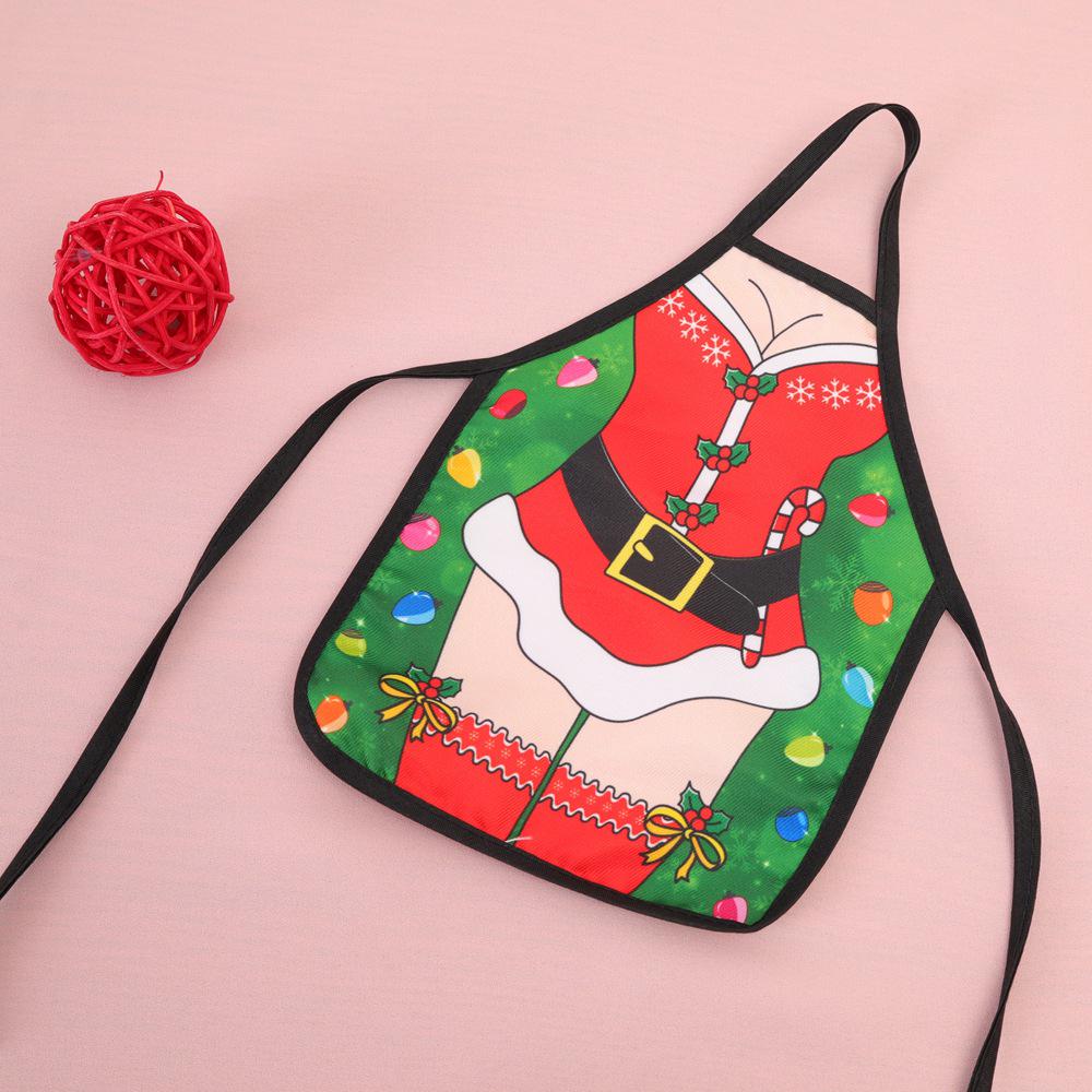 Vánoční dekorace Mini vánoční zástěra Sada na láhev vína 11 stylů Bar KTV Sada na láhev