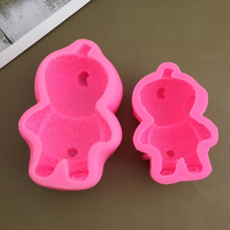 High Temperatures Resistant Silicone Chocolate Mould Bear Shaped Mousse Cake Molds Dessert Baking Accessories