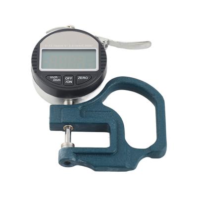 Medidor de Espessura Digital para Papel Couro Tecido Ferramenta de Medição Faixa 0‑12,7 mm 0,01 mm