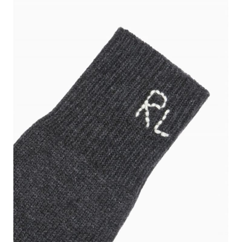 ROUGE & LOUNGE RL Cashmere Blend Gloves (grey)_RA2F9AGL001WDG