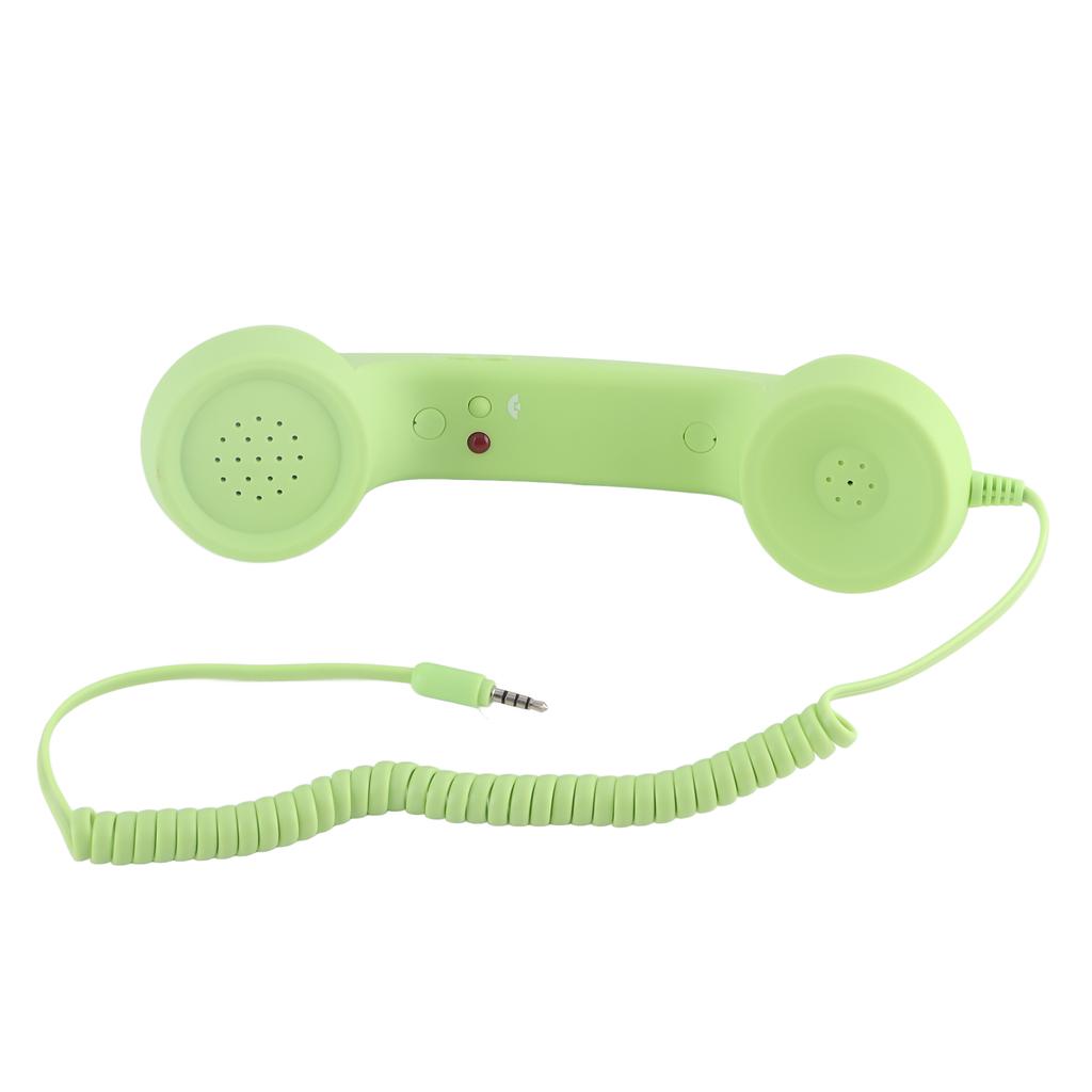 Cell Phone Handset USB C Radiation Proof Vintage Phone Handset with 3.5 Mm Socket for Smartphone