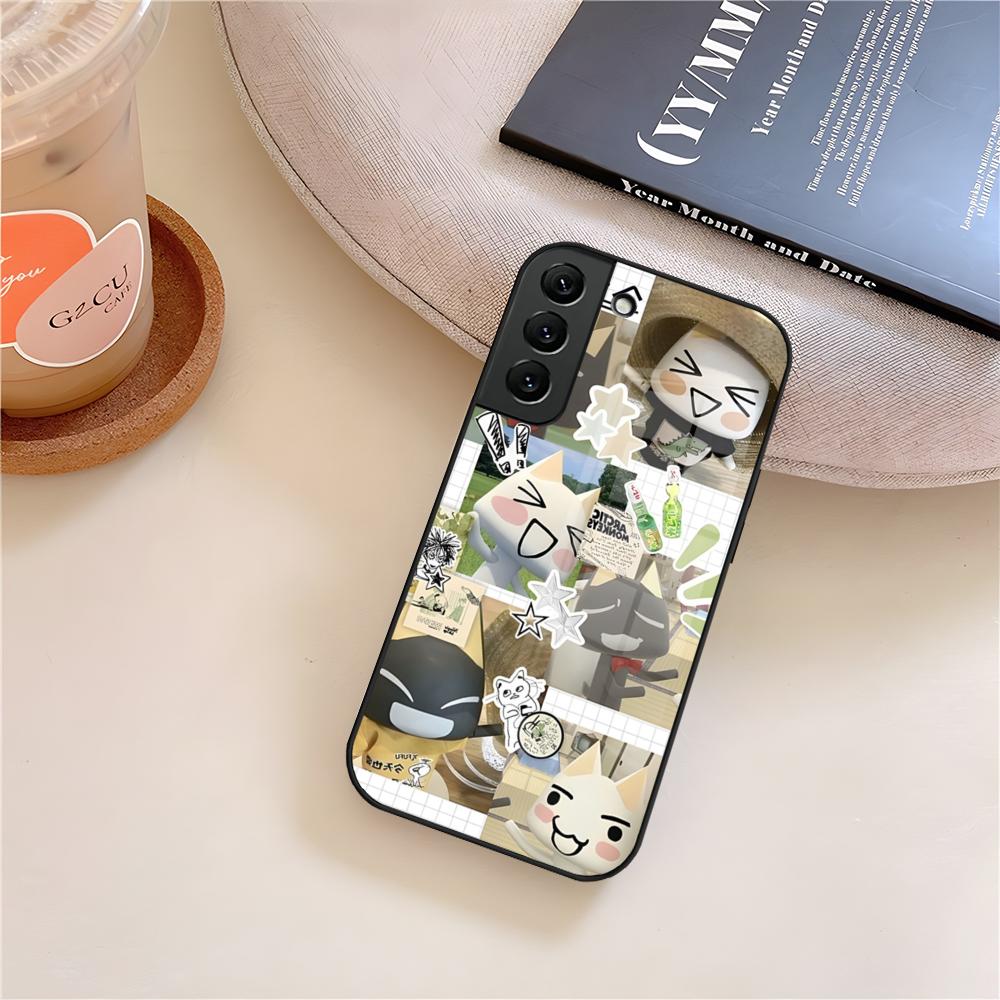Cartoon Inoue Toro Cute Phone Case Glass For Samsung Galaxy S25 S23 S24 S21 S22 S20 Ultra Fe Plus A15 A14 Cover