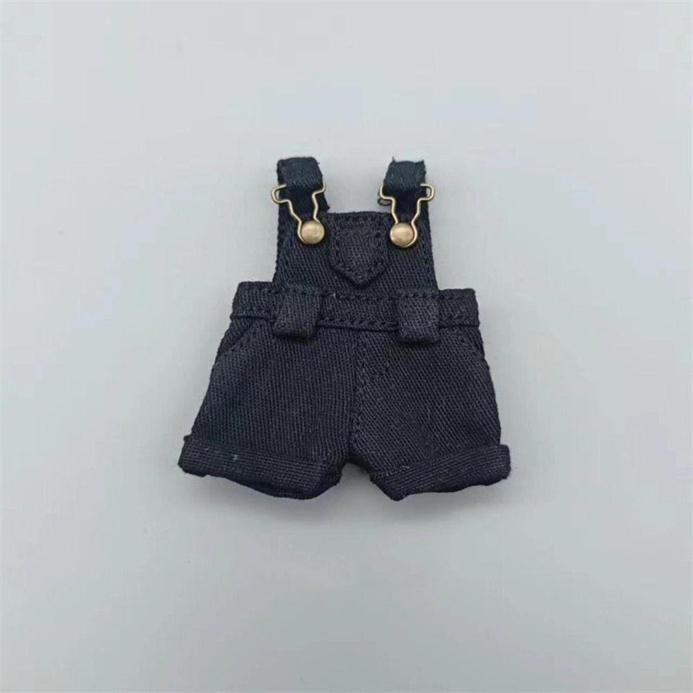 Playing House OB11 Denim Pants Dress Up Doll Jeans Pants Doll Clothes Overalls  GSC 1/12 Bjd