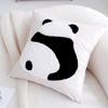 Cuddly Panda Pillow Case for Bedroom or Living Room Comfortable Sofa Pillowcase Removable Washable Cushion Cover