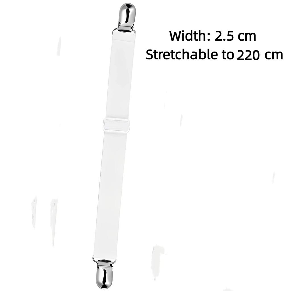 Adjustable Elastic Sheet Straps Heavy-Duty Sheet Holders And Shoulder Straps