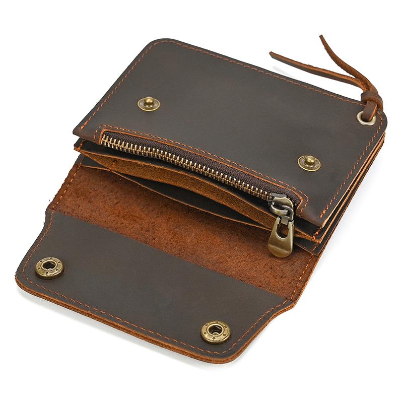 High Quality Leather Coin Purse Zipper Clip Wallet For Men Women Luxury Style Short Purse Card Holder Retro Fashion Mens Wallets