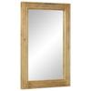5 Piece Bathroom Furniture Set Brown Solid Mango Wood