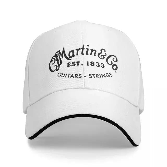 

Authentic Martin Guitar Black Design Cap Baseball Cap Streetwear Winter Hats Women Unisex