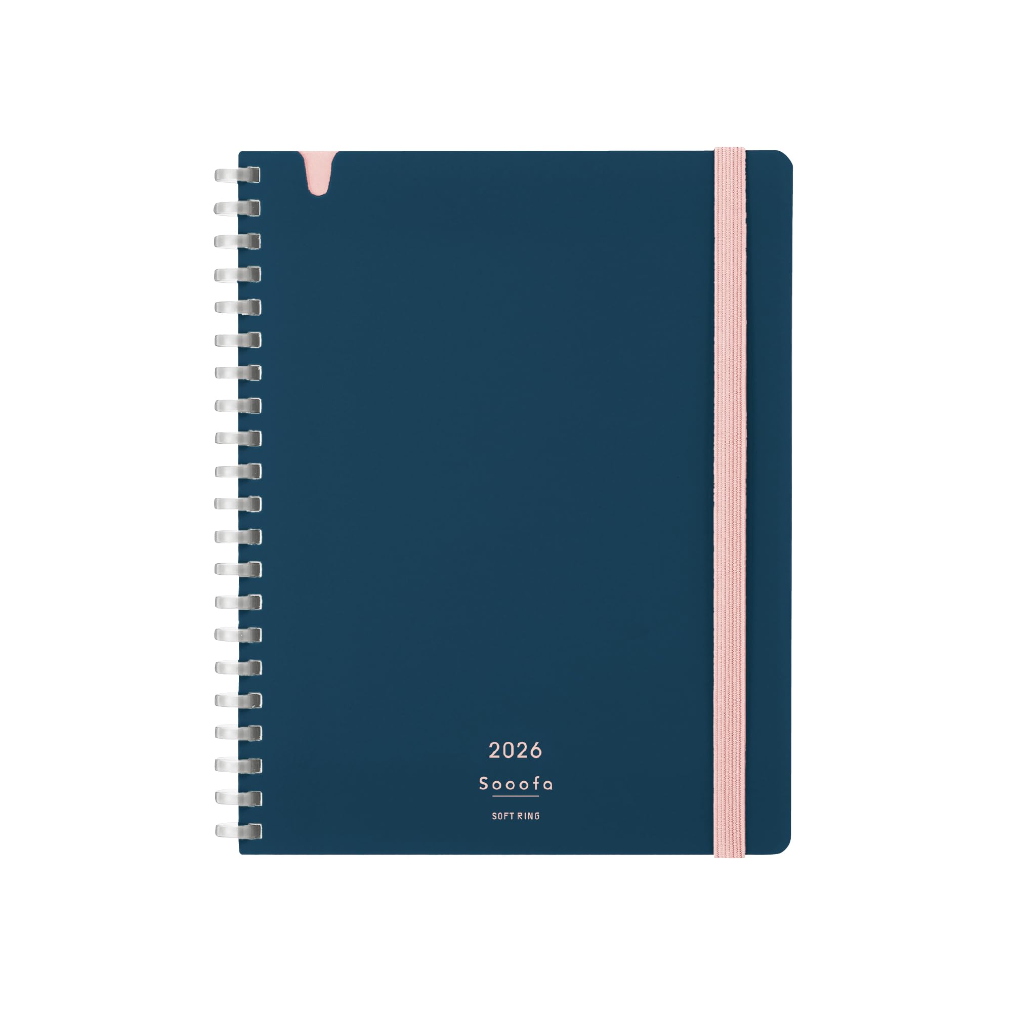 

Kokuyo 2026 Sooofa Soft Monthly B6 December 2025 Start Diary, Ring, Block, Variant, Navy, Ni-SSMNDB-B6-26,