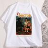 Goth Fashion Lets Visit The Doctor T Shirt Causal Cotton Short Sleve Black Humor Retro TShirt Men Women Loose Mens Clothing