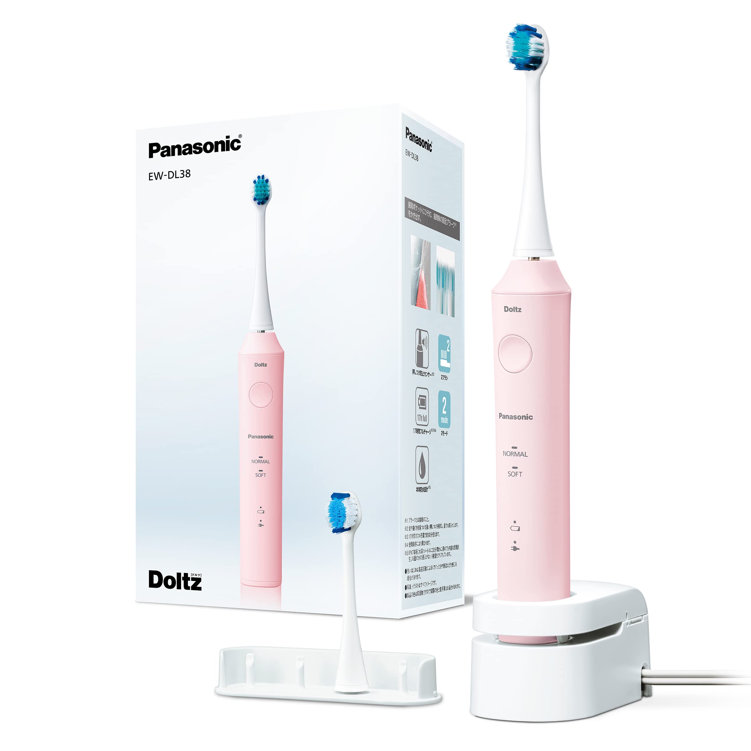 

Электрическая зубная щетка Panasonic Doltz Entry Model Pink EW-DL38-P