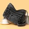 Denim Shoulder Bag Women's Crossbody Bag Multi-Compartment Mother Bag