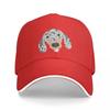 LOVE Blue Silver Dapple Dachshund Sausage Dog Baseball Cap Brand Man Cap Bobble Hat Ladies Men's