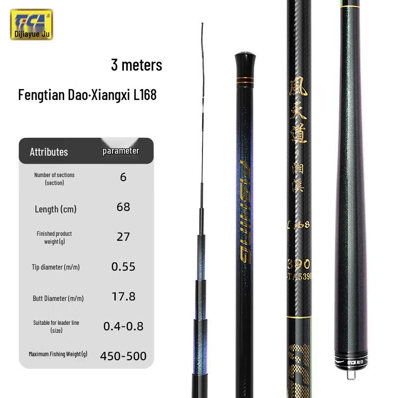 Tica Xiangxi L168 Short Stream Fishing Rod