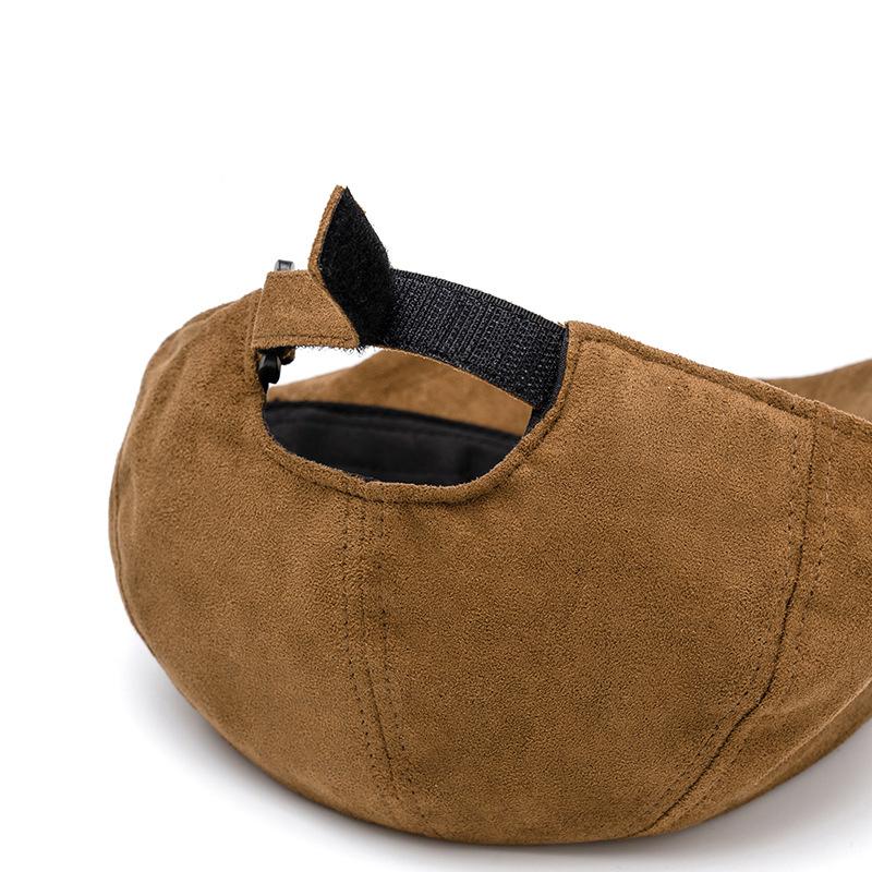 Autumn Winter Berets Men Women Suede Solid Color Cap Octagonal Cap British Newsboy Cap Painter Forward Cap