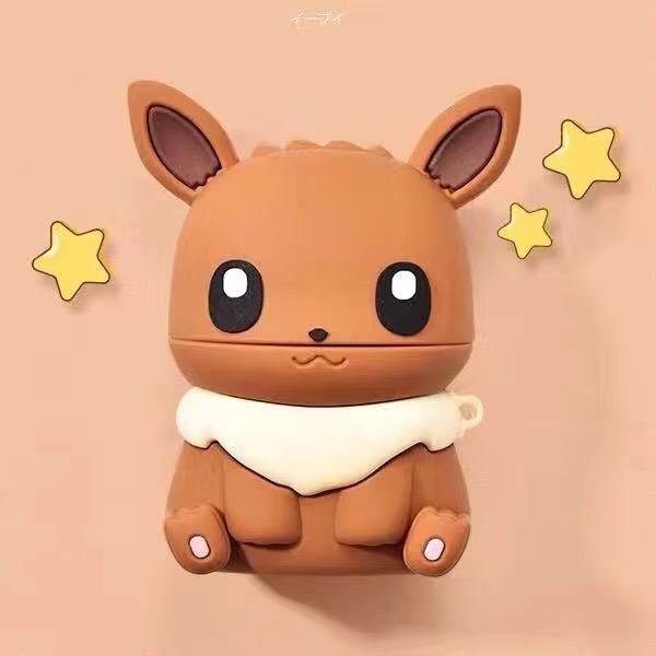 Pokemon Tegneserie Etui For AirPods 3 Beskyttelseshylse For AirPods Pro 2 1 Deksel 3D silikon Fallforebyggende
