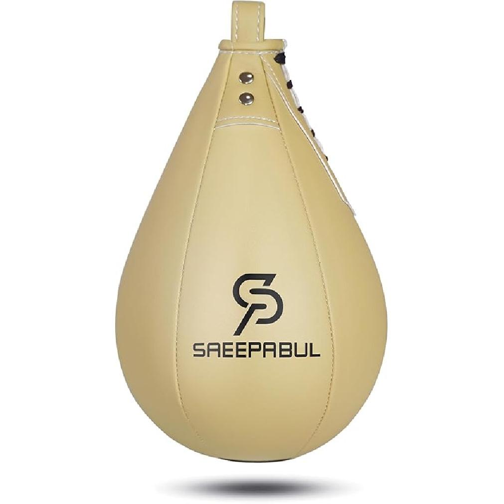 Boxing Speed Bag - Micro-fiber Speed Punching Ball - Heavy Duty Hanging Swivel Ball