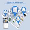 Smart Water Leak Detectors for Home WiFi with App Alerts, Stechro Ajustable 120dB Water Sensor Alarm Leak Detector for Basements Sink Kitchen
