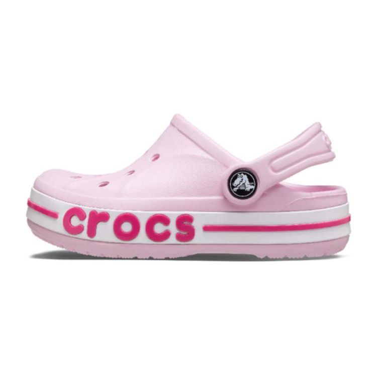 Crocs Bayaband Comfortable Versatile Non-Slip Breathable Childrens Sandals Kids Sandals Pink 207019-6TG