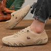 Fashion Spring Men Low Cut Leather Sneaker Soft Soled Loafers Anti Slip Flat Bottom Casual Shoes Large Size Zapatillas Para Hombre 2025