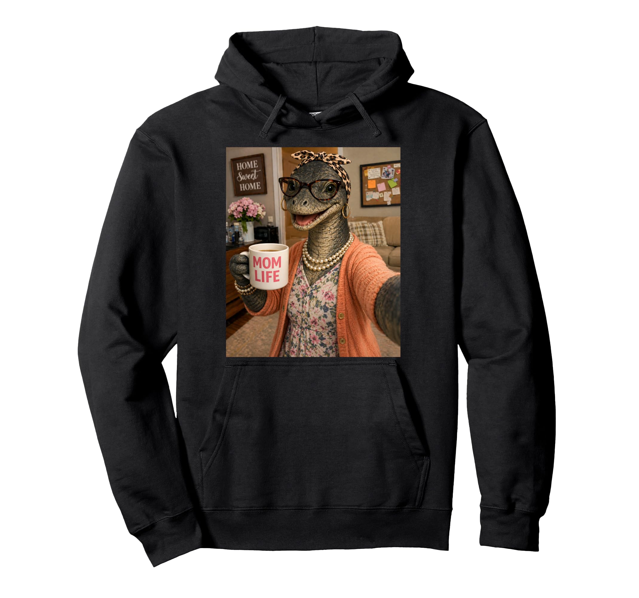 

Loch Ness Monster Nessie Selfie Meme Humor Mom Cute Love Hoodie