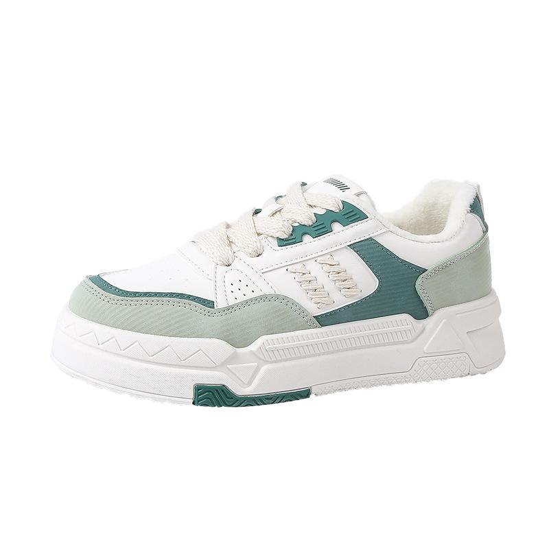 Low-Top Velvet Board Shoes, Winter Cotton Shoes, Warm Shoes, Children'S New Women'S Shoes, Versatile Soft-Soled Sports Flats