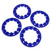 4pcs ATV Wheel Hub Trim Anti Scratch Universal Plastic Go Kart Wheel Rim Hub Protection Cover for 7 Inch Tires