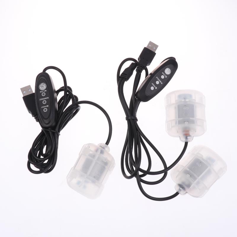 Leiser & Langlebiger DC 5V 3-stufiger USB-Massage-Motor, Doppel-/ Einzelkopf Vibrationsmassagegerät für Kissen/ Polster/ Taille