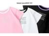 Summer Korean Style Girls' Fashion Printed Breathable Dress with Long/Short Sleeves
