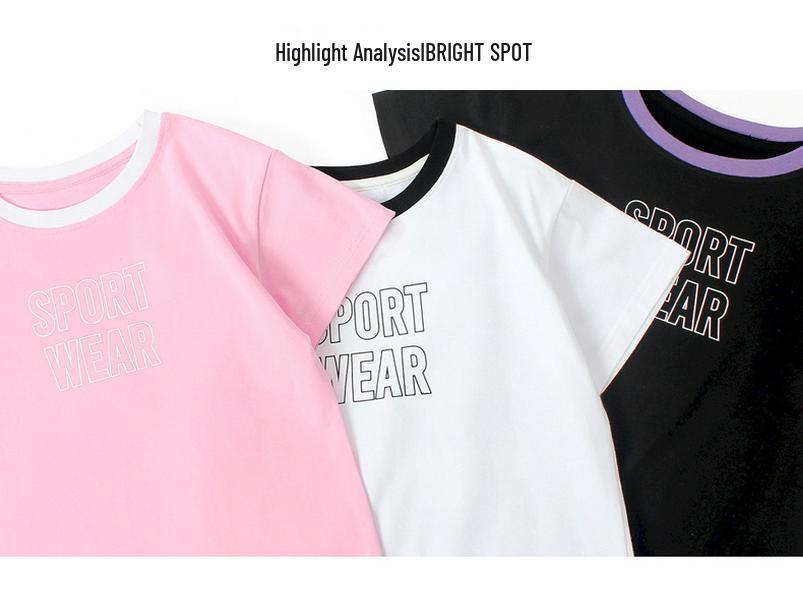 Summer Korean Style Girls' Fashion Printed Breathable Dress with Long/Short Sleeves
