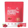 60 Gomas Probióticas para Mulheres, Probióticos para Mulheres, Sabor Cranberry, 5 Bilhões de UFC para Saúde Íntima e Digestiva