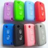 Remote Key Cover 2 Buttons Fob Shell Silicone Holder Protect For Citroen C2 C3 C4 C5 Berlingo Picasso For Peugeot 306 407 807