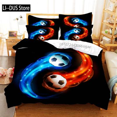 Athletic Sports Bedding Set Duvet Cover Set 3d Bedding Digital Printing Queen Size Bedding Set Fashion Design