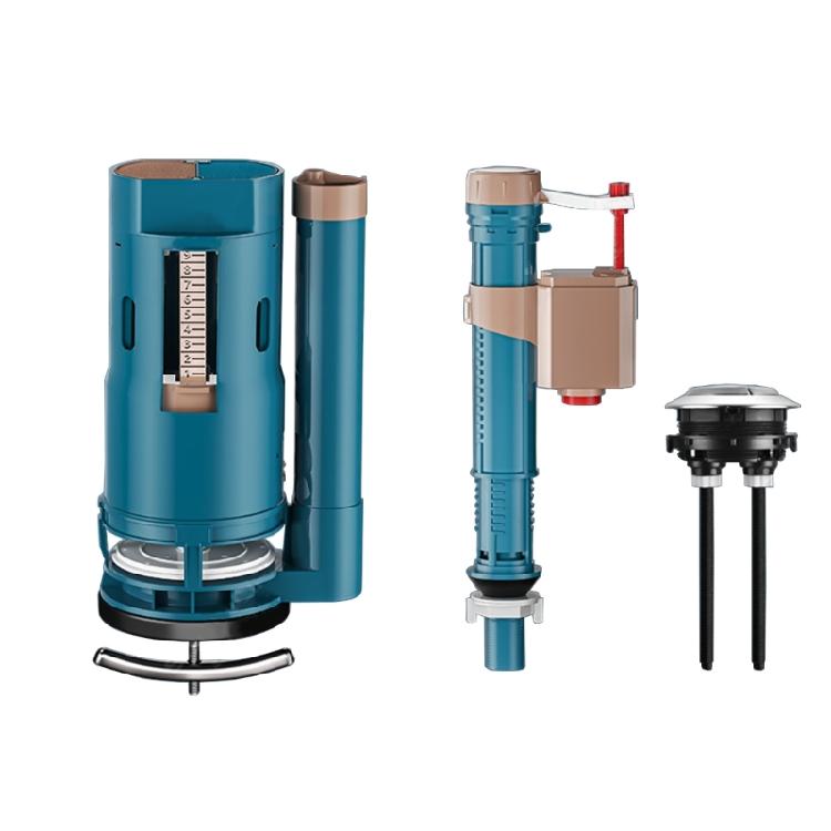 Double Push Button Toilet Drain Valves Replacement Toilet Cistern Inlet Valves Two Button Toilet Water Outlet Valves
