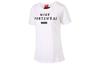 Nike T Shirts Women's White Crew Neck Moderate Straight Fit 848698-100