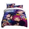 Christmas Decoration Printed Duvet Cover, Ultra Soft Brushed Microfiber Bed Comfort Set