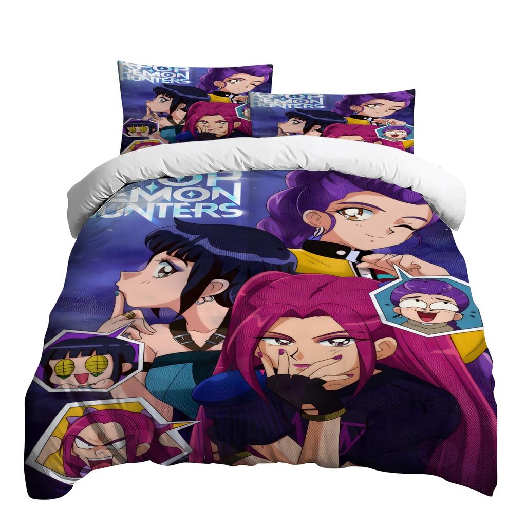 Christmas Decoration Printed Duvet Cover, Ultra Soft Brushed Microfiber Bed Comfort Set