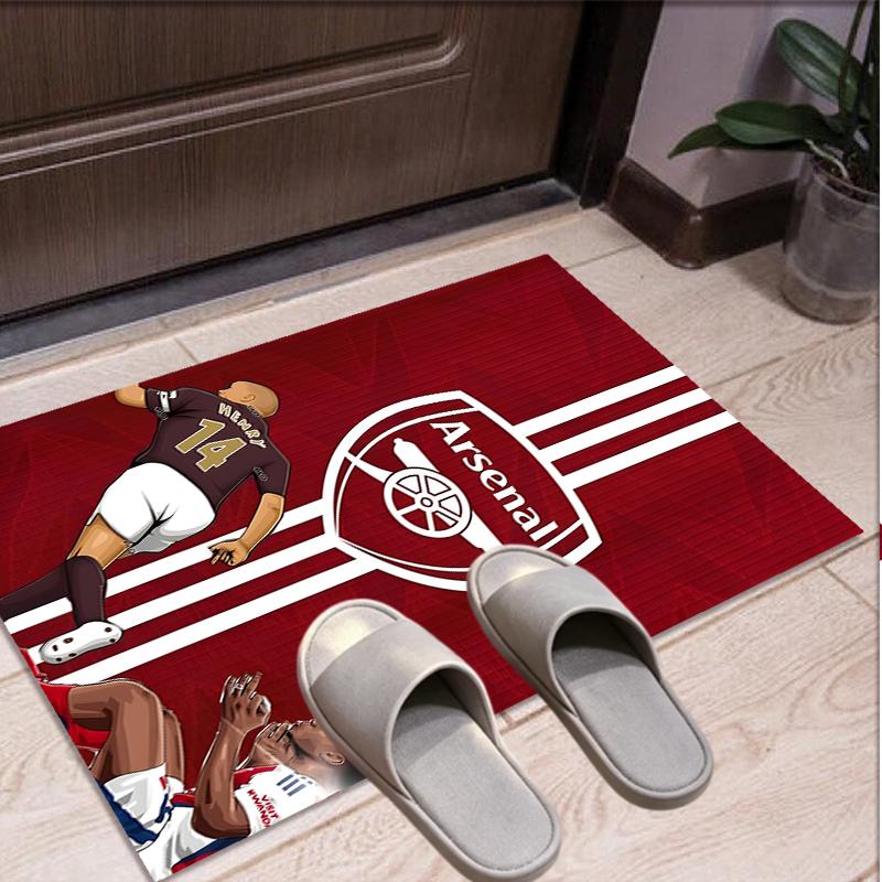 Arsenal F.C Muster Teppich, Innen-/Außenmatte, für Picknick, Spielzimmer, Schlafzimmer, Büro, Wohnzimmer, Heimdeko Teppich, Geburtstagsgeschenk