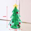 Acrylic Christmas Tree Ornament Display DIY Clear Xmas Decoration Tabletop Centerpiece