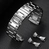 Chiusura a farfalla Cinturino in acciaio inossidabile per Tissot Cinturino per orologio 20mm 22mm Braccialetto universale 12 14 16 18 24mm Argento Braccialetto solido