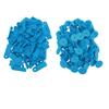 100pcs Animal Blank Ear Tags Goat Sheep Pig Livestock TPU Ear Tags for Farm AnimalsNo Letters, Blue