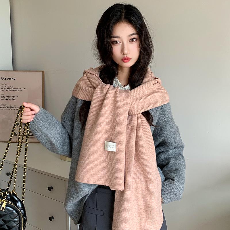 Trendiger Damen-Poncho-Schal mit Kapuze aus schwerer Wolle - Vielseitige, warme Herbst- und Winter-Oberbekleidung Weste