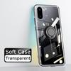 For OnePlus 15R Case Ring Holder Phone Case Ultra Thin Transparent Car Navigation Silicone Clear Cases For OnePlus ACE6 Phone Casing