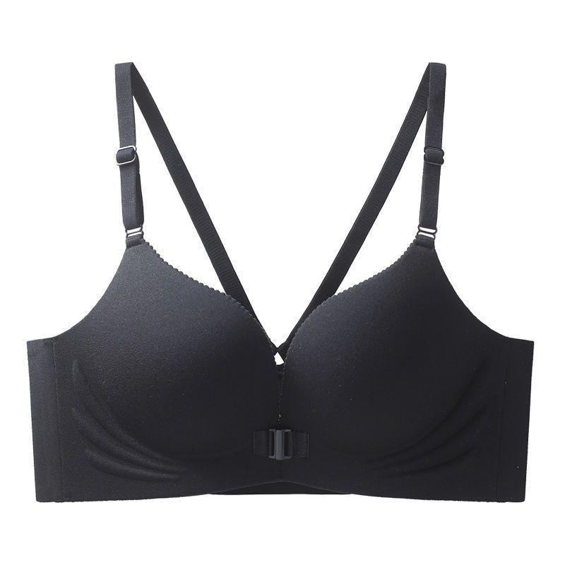 Front Buckle Beautiful Back Underwear Women's Small Breasts Gather Seamless Suspenders Integrated Thin Shoulder Straps New Bra Cover