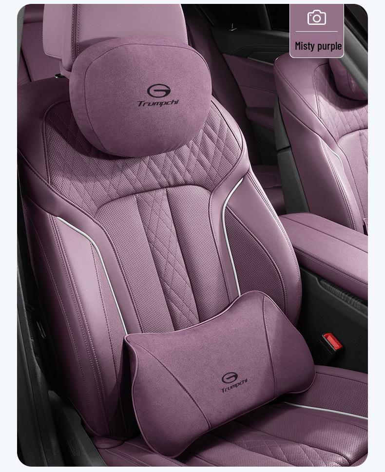 Trumpchi Car Headrest & Neck Pillow Set for GS3/4/8, M8/6pro Seat, Lumbar Support for E8/9.