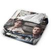 Supernatural Dean Winchester Sam Blanket Super Soft Warm Throw Blankets for Sofa 50x60 Inch Multi-size Bedspreads