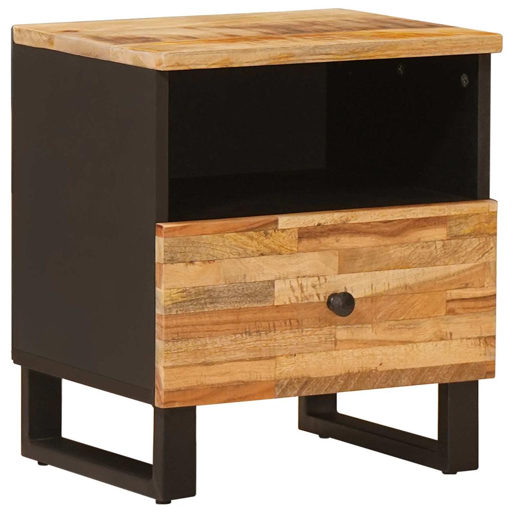 Nightstand Brown 40 x 33 x 46 cm Solid Mango Wood