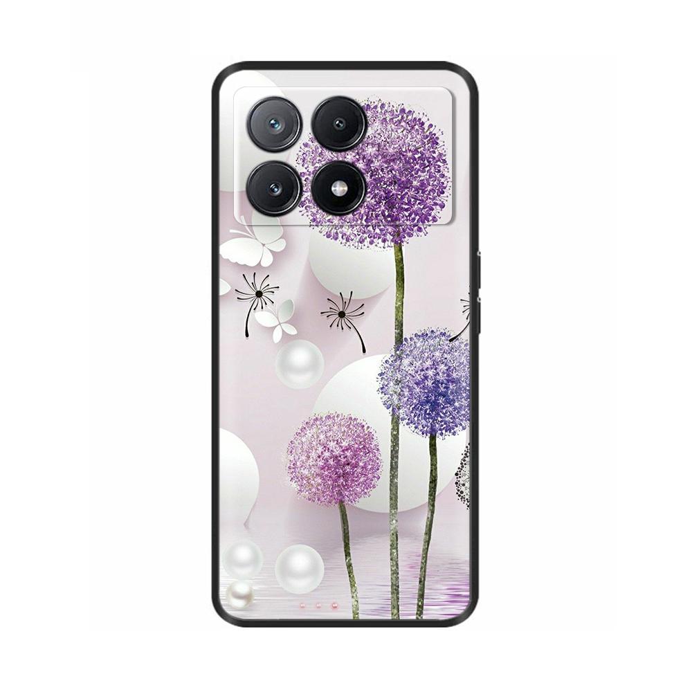 Poco X6 Case Phone Case Lovely Cat Coque Cover For Xiaomi Poco X6 Pro Poco X 6 Pro X6Pro Pocox6 Pro 5G Liquid Silicone Cases