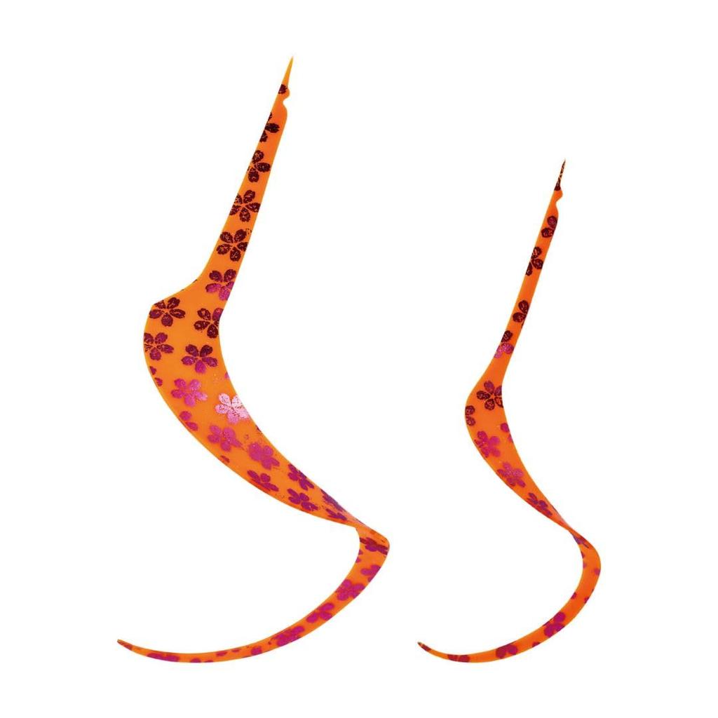 Gamakatsu Luxe Sakuragen Silicone Tie Sakura Curly #62 Orange Pink