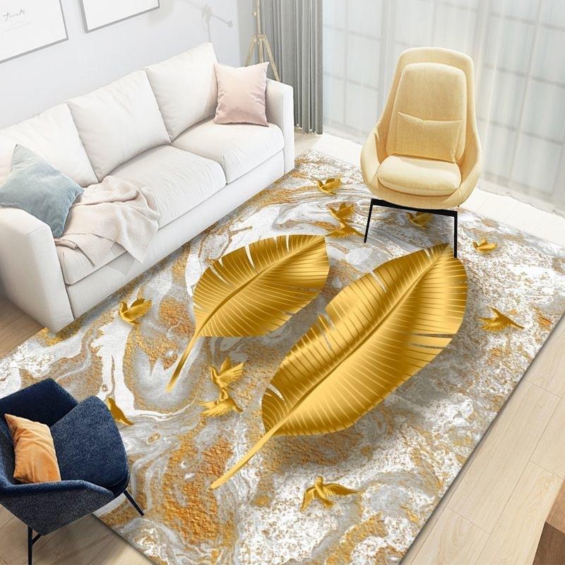 WTEMPO Living Room Carpet Nordic Bedroom Floor Mat Household Carpet Large Area